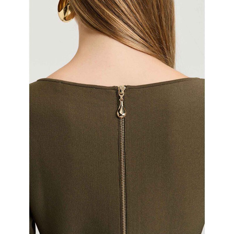 Veronika Maine Milano Long Sleeve Pencil Dress image number 2